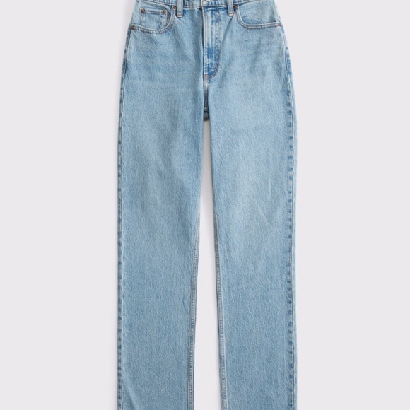 Abercrombie & Fitch The Ankle Straight Ultra High Rise Jeans size 00 -EUC - Picture 1 of 4
